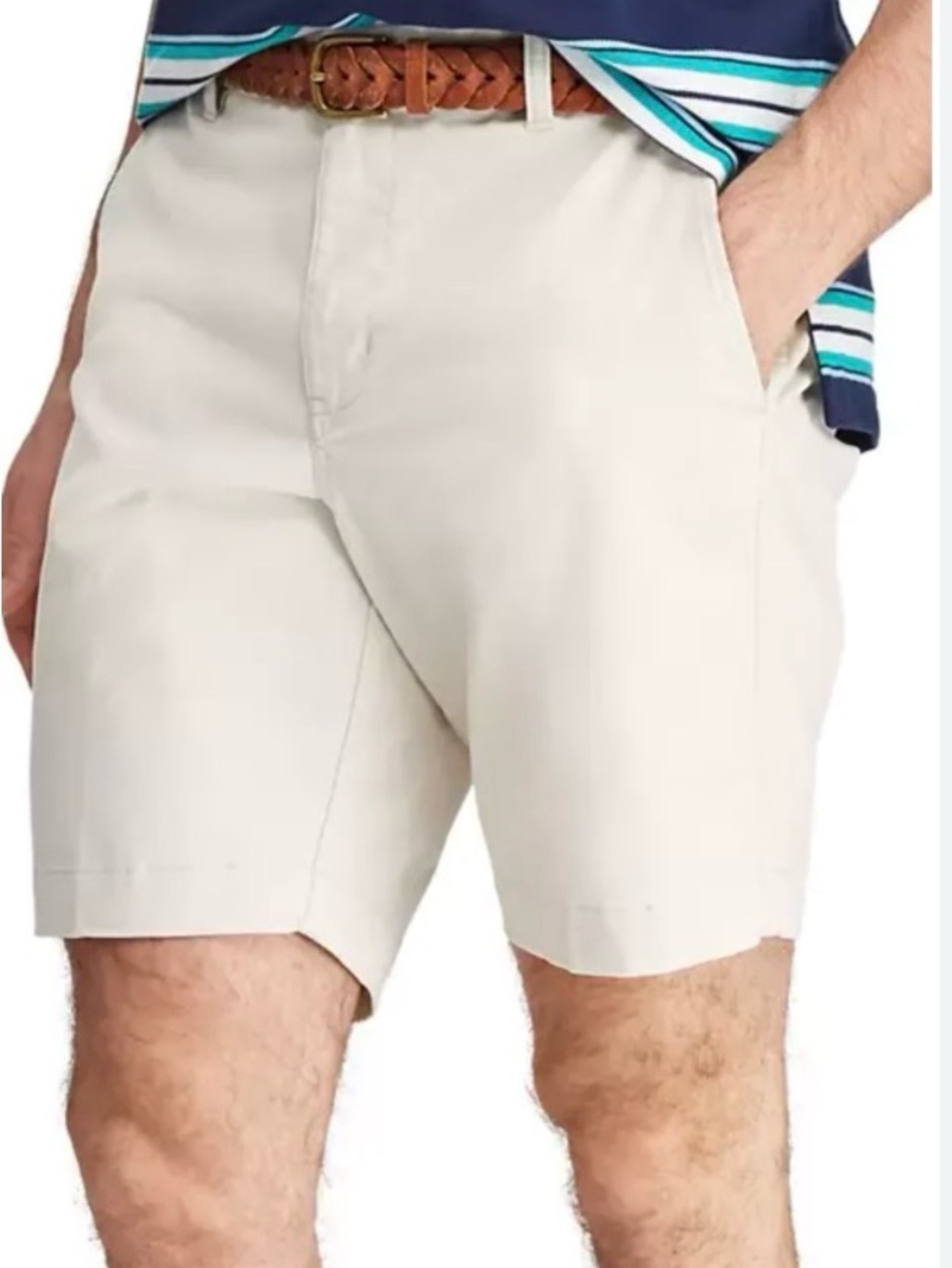 Chaps men’s size 36 white shorts with an 10” inseam